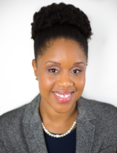 business headshot of women with natural hair and pearls orlando